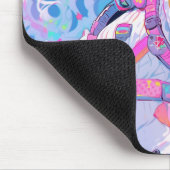 かわいいモパステル宇宙宇宙飛行士アニメガール マウスパッド (コーナー)