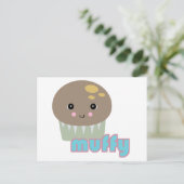 かわいいモフモフマフィン ポストカード (スタンド正面)