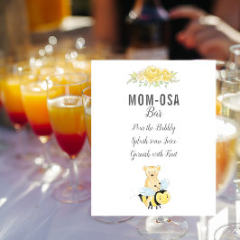 かわいいモモサバー テディベア 性別発表 ポスター