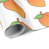 かわいいモモパターン ラッピングペーパー (ロールコーナー)