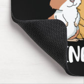 かわいいモルモットが贈り物、女の子のかわいい、ギニア豚の贈り物 マウスパッド (コーナー)