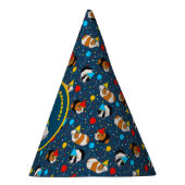 かわいいモルモットとバルーン誕生日パーティー パーティーハット (右)