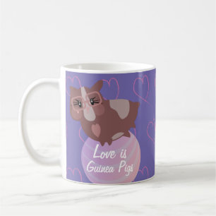 かわいいモルモットのエクササイズ コーヒーマグカップ