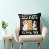 かわいいモルモットのギフトガールズギニア豚のギフトかわいい クッション (椅子)