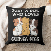 かわいいモルモットのギフトガールズギニア豚のギフトかわいい クッション (ブランケット)