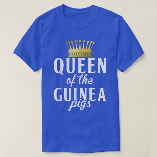 かわいいモルモットの女王 Tシャツ (デザイン正面)