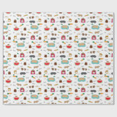 かわいいモルモットのCavyペット ラッピングペーパー (フラット)