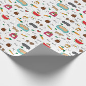 かわいいモルモットのCavyペット ラッピングペーパー (角)