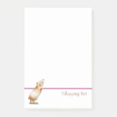 かわいいモルモットショッピングリスト ポストイット (正面)