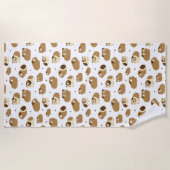 かわいいモルモットビーチタオル ビーチタオル (正面)