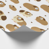 かわいいモルモット包装紙 ラッピングペーパー (角)