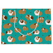 かわいいモルモット大抱き枕 ラージペーパーバッグ (正面)