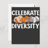 かわいいモルモット好き ポストカード (正面/裏面)