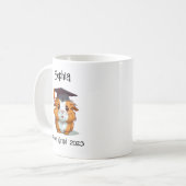 かわいいモルモット幼稚園卒業 コーヒーマグカップ (正面左)