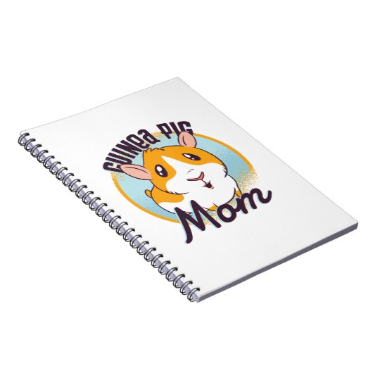 かわいいモルモット母かわいいピギーキッズガールズ10代のズ ノートブック (右側)