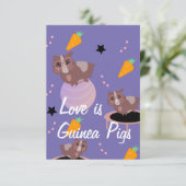 かわいいモルモット運動 カード (スタンド正面)