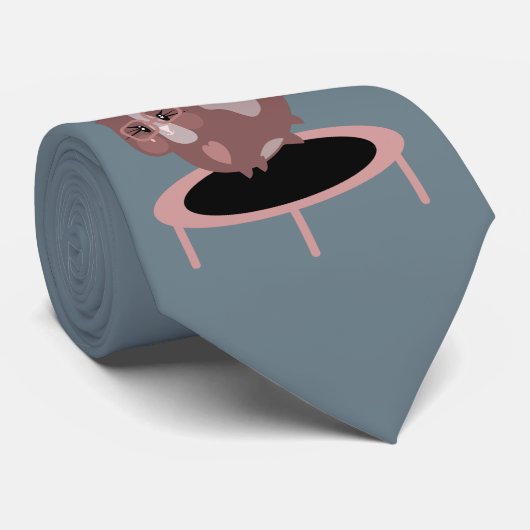 かわいいモルモット運動 ネクタイ (ロール)