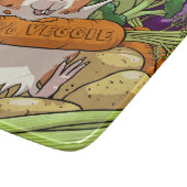 かわいいモルモット100%ベジエニンジン漫画 カッティングボード (角)