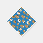 かわいいモルモット スタンダードカクテルナプキン (角)