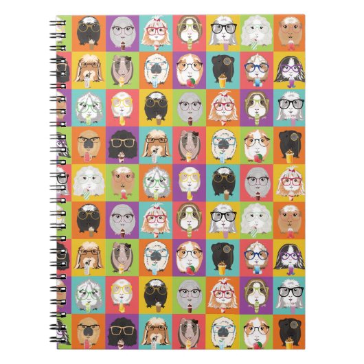 かわいいモルモット ノートブック (正面)