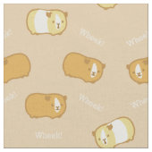 かわいいモルモット ファブリック (クローズアップ)