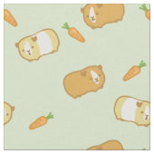 かわいいモルモット ファブリック (クローズアップ)