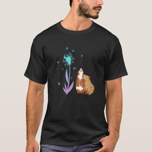 かわいいモルモット Tシャツ (正面)