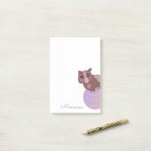 かわいいモルモットBALLポストイットノート ポストイット (デスク上)