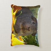 かわいいモルモットin自然 アクセントクッション (裏面(縦))