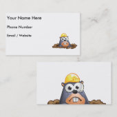 かわいいモル掘る漫画 名刺 (正面/裏面)