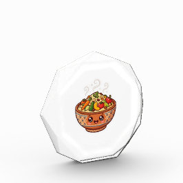 かわいいモロッコのクスクス料理ボウルのステッカー フォトブロック