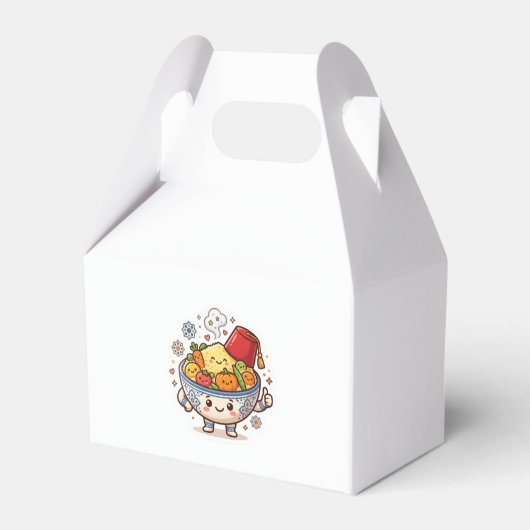 かわいいモロッコのクスクス - 可愛い伝統料理 S フェイバーボックス (正面サイド)