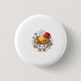 かわいいモロッコのクスクス - 可愛い伝統料理 S 缶バッジ