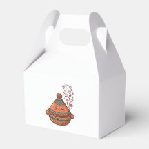 かわいいモロッコのタジン料理文化ステッカー