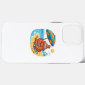 かわいいモロッコのタジン鍋ビーチバケーションステッカー Case-Mate iPhoneケース (裏面 (横))