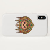 かわいいモロッコの花嫁の王冠の伝統的なステッカー Case-Mate iPhoneケース (裏面(横))