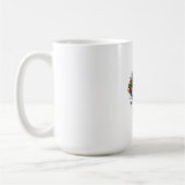 かわいいモロッコアマジグネコ織り帽子ポンポン コーヒーマグカップ (左)