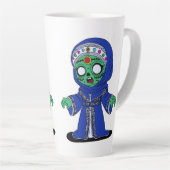 かわいいモロッコゾンビ カフェラテマグ (右アングル)