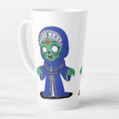 かわいいモロッコゾンビ カフェラテマグ (左アングル)