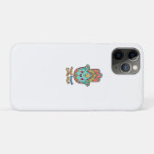 かわいいモロッコ風かわいいハムサハンドステッカー Case-Mate iPhoneケース (裏面(横))