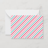 かわいいモンキーガールジャングルアドバイスカードベビーシャワー ノートカード (裏面)