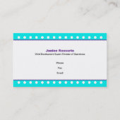 かわいいモンキービジネスカード 名刺 (裏面)