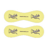 かわいいモングース漫画イラストレーション 野球ボール (パネル)