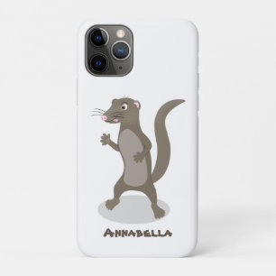かわいいモングース漫画イラストレーション iPhone 11 PROケース