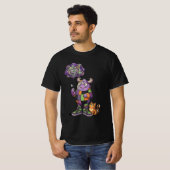 かわいいモンスターと猫 Tシャツ (正面フル)