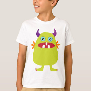 かわいいモンスターの創造物のTシャツの服装の衣類 Tシャツ