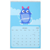 かわいいモンスターの子供カレンダー カレンダー (1月 2027)