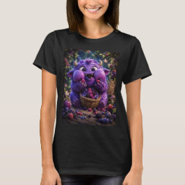 かわいいモンスターの幻想的な森の芸術 ベリー バンディット Tシャツ