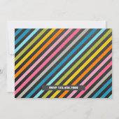 かわいいモンスターの1歳誕生日パーティー招待状 招待状 (裏面)