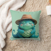 . .かわいいモンスターを枕に クッション (ブランケット)
